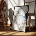 affiche carte amsterdam encadre.webp