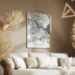 affiche carte amsterdam salon.webp