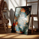 affiche carte amsterdam vintage encadre.webp
