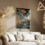 affiche carte amsterdam vintage salon.webp