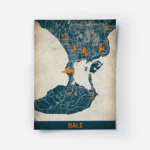 affiche carte bali vintage.webp