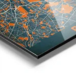 affiche carte berlin vintage aluminium.webp