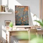 affiche carte berlin vintage bureau.webp