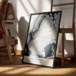 affiche carte brooklyn encadre.webp