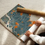 affiche carte brooklyn vintage enroule.webp