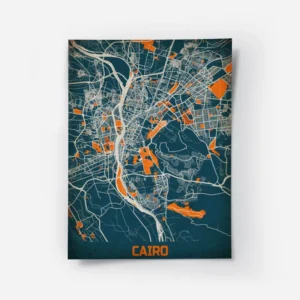 affiche carte cairo vintage.webp