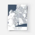 affiche carte cape town.webp
