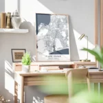 affiche carte cape town bureau.webp