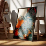 affiche carte cape town vintage encadre.webp