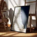 affiche carte chicago encadre.webp