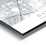 affiche carte dallas aluminium.webp