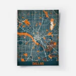 affiche carte dallas vintage.webp
