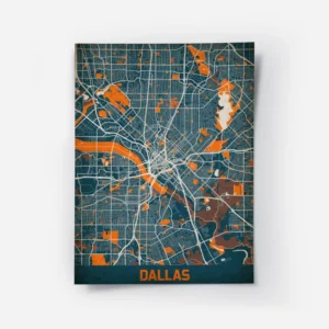affiche carte dallas vintage.webp