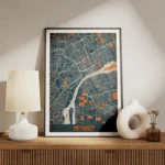 affiche carte detroit vintage meuble.webp