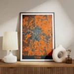 affiche carte dijon vintage meuble.webp