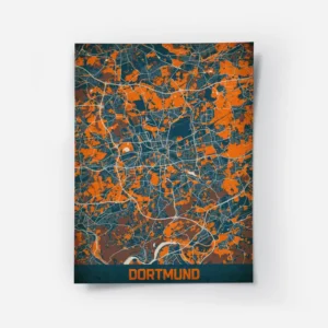 affiche carte dortmund vintage.webp