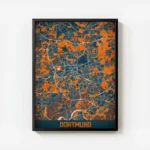 affiche carte dortmund vintage avec cadre.webp