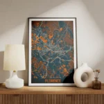 affiche carte florence vintage meuble.webp