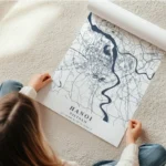 affiche carte hanoi en rouleau.webp