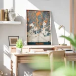 affiche carte helsinki vintage bureau.webp