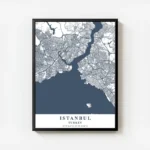 affiche carte istanbul avec cadre.webp