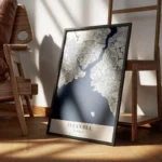 affiche carte istanbul encadre.webp