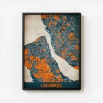 affiche carte liverpool vintage avec cadre.webp