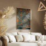 affiche carte london vintage salon.webp