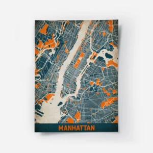 affiche carte manhattan vintage.webp