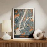 affiche carte manhattan vintage meuble.webp