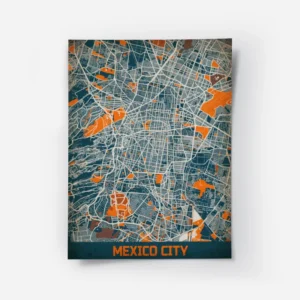 affiche carte mexico city vintage.webp