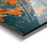 affiche carte milan vintage aluminium.webp