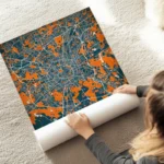 affiche carte milan vintage au sol.webp