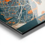 affiche carte montreal vintage aluminium.webp