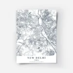 affiche carte new delhi.webp