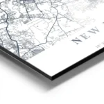 affiche carte new delhi aluminium.webp