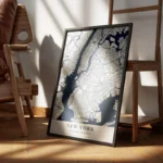 affiche carte new york encadre.webp