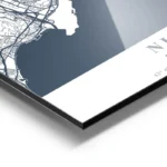 affiche carte nice aluminium.webp