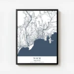 affiche carte nice avec cadre.webp