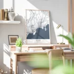 affiche carte nice bureau.webp