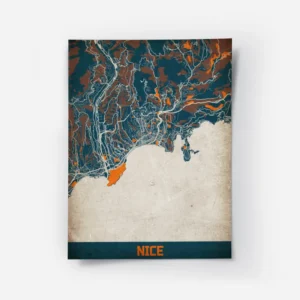affiche carte nice vintage.webp