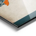 affiche carte nice vintage aluminium.webp