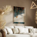 affiche carte nice vintage salon.webp