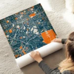 affiche carte orlando vintage au sol.webp