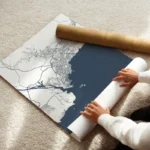 affiche carte panama city enroule.webp