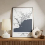 affiche carte panama city meuble.webp