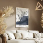 affiche carte panama city salon.webp