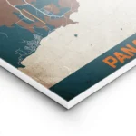affiche carte panama city vintage lightpanel.webp