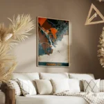 affiche carte panama city vintage salon.webp