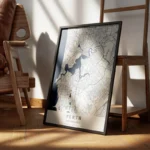 affiche carte perth encadre.webp